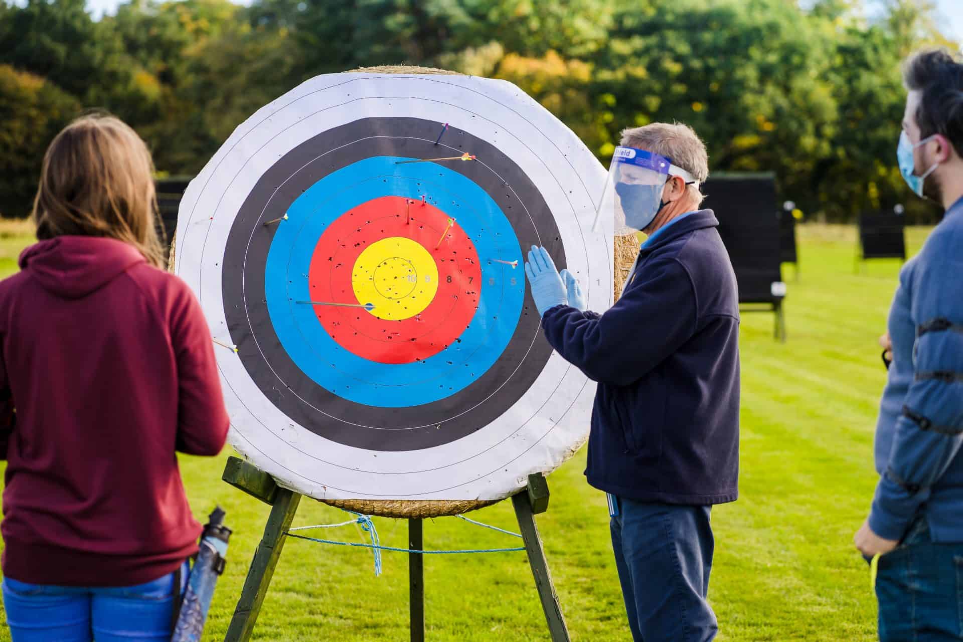 Beginners' archery course under Covid restrictions