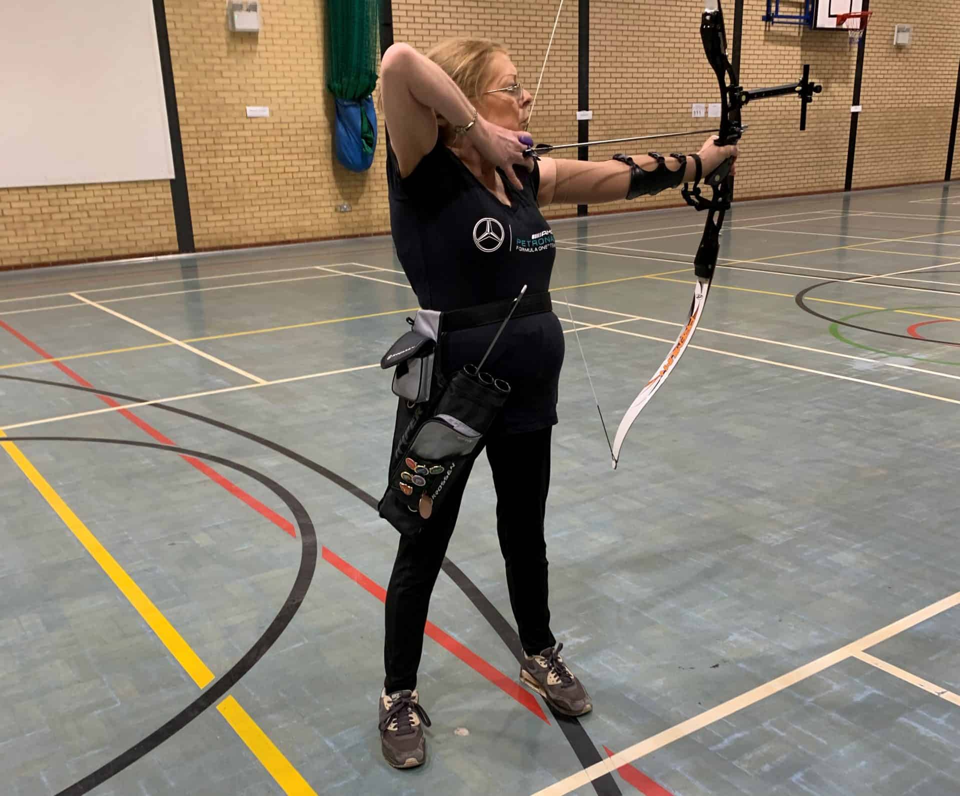 Disabled archer Nikki Parkin