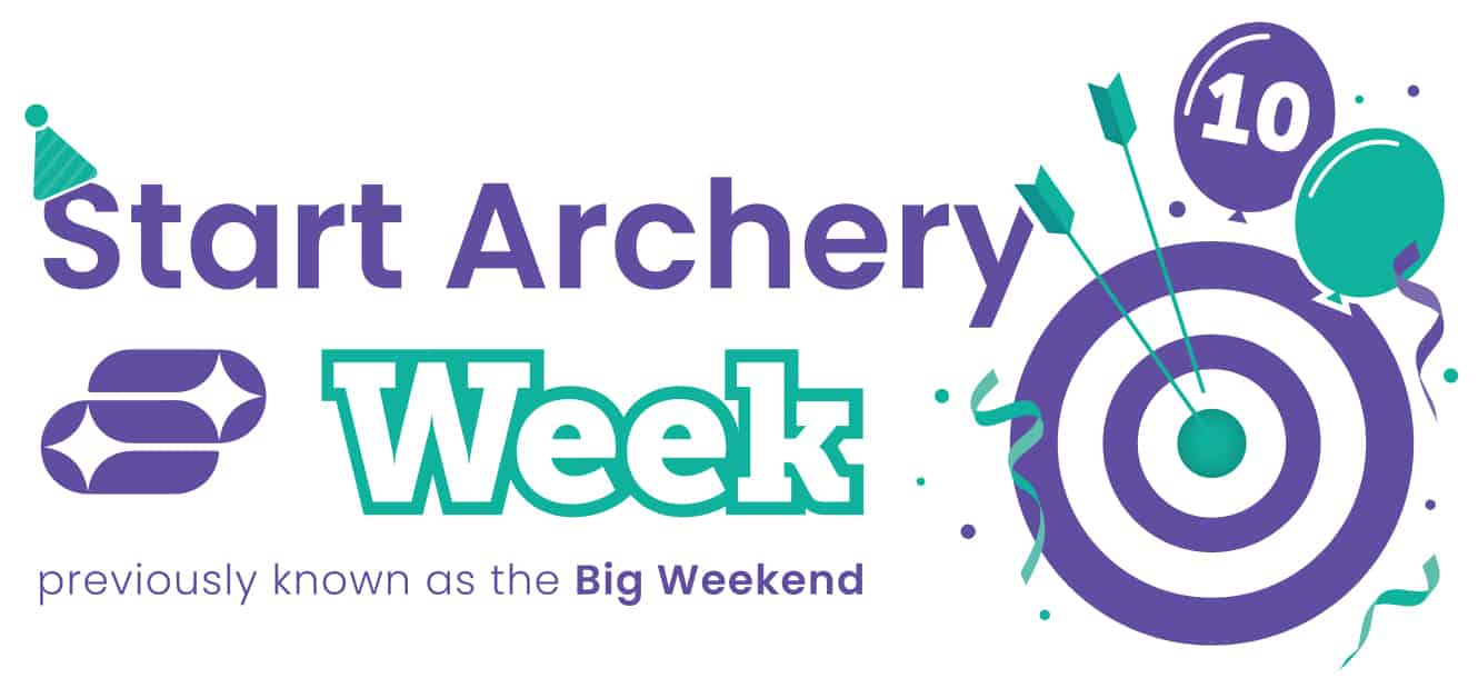 Start Archery Week party logo